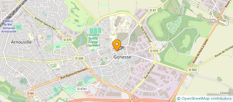 localisation de l'entreprise SOC DEVELOPPEMENT NOUVELLES TECHNOLOGIES  GONESSE