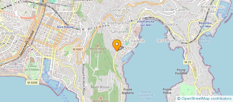localisation de l'entreprise SOC DEVELOPPEMT RESTAURATION CONVIVIALE à VILLEFRANCHE-SUR-MER