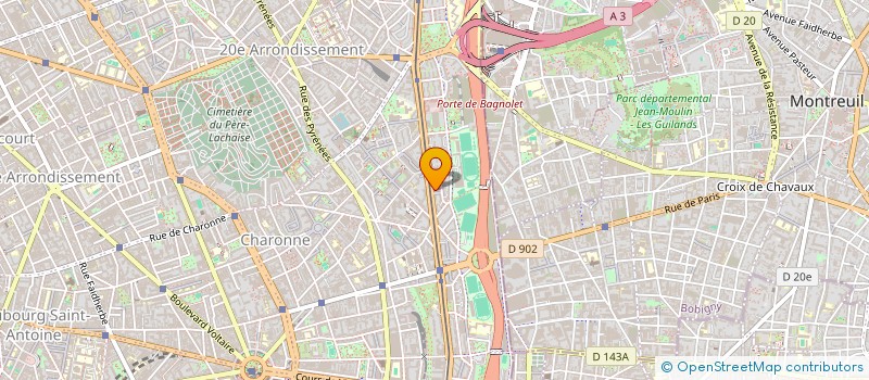 localisation de l'entreprise SOC DIAGNOS INTERV TEMPORAIRE  PARIS