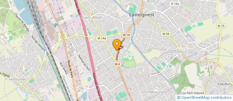 localisation de l'entreprise SOC DIFFU SERVICES RECHERCHES à SAINT-ALBAN
