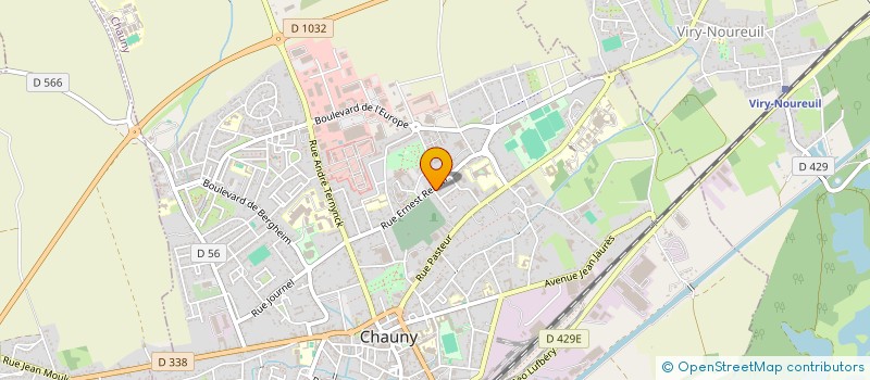 localisation de l'entreprise SOC DIFFUS FAB ARTICLES PECHE à CHAUNY