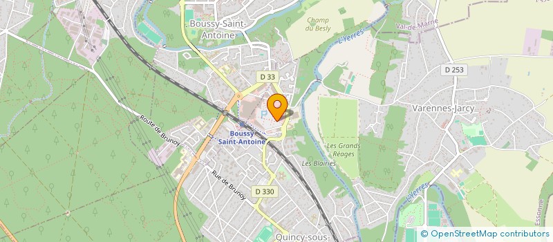 localisation de l'entreprise SOC DIFFUSION ARTICLE SPORTSWEAR INTERN  QUINCY-SOUS-SENART