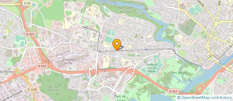localisation de l'entreprise SOC DIFFUSION DE MATERIEL DE CAFETERIE à ANGERS