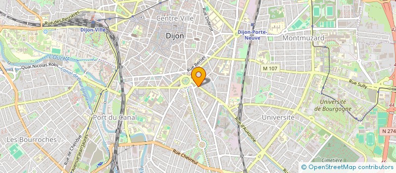 localisation de l'entreprise SOC.DIFFUSION DE PRODUITS ESTHETIQUES à DIJON