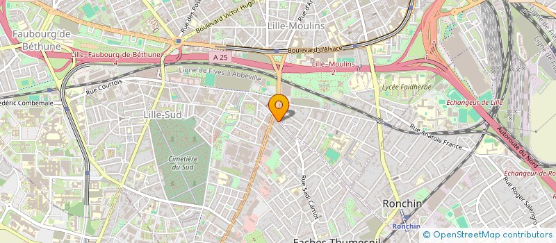 localisation de l'entreprise SOC DIFFUSION ET SERVICES AUTOMOBILES  FACHES-THUMESNIL