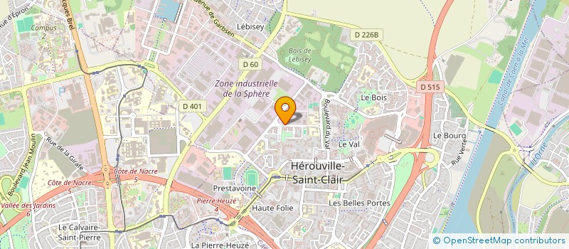 localisation de l'entreprise SOC DIFFUSION IMMOB NORMANDIE à HEROUVILLE-SAINT-CLAIR