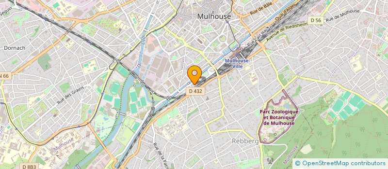 localisation de l'entreprise SOC DIFFUSION INDUSTRIELLE SCIENTIFIQUE  MULHOUSE