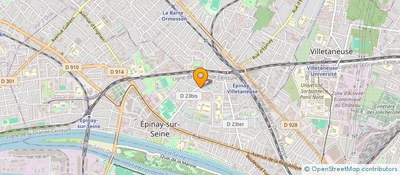 localisation de l'entreprise SOC DIFFUSION MATERIEL DIVERS à EPINAY-SUR-SEINE