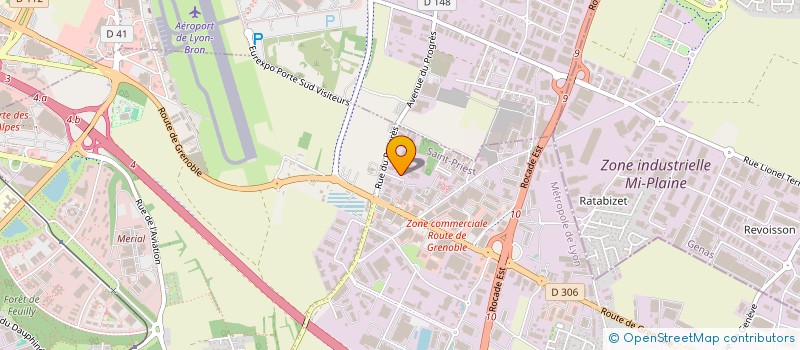 localisation de l'entreprise SOC DIFFUSION MENUISERIES ARTISANALES  SAINT-PRIEST