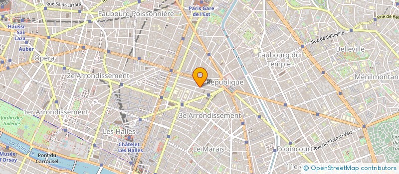 localisation de l'entreprise SOC DIFFUSION OBJETS TABLE à PARIS