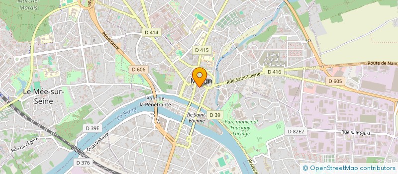 localisation de l'entreprise SOC DIFFUSION PUBLICITAIRE IMMOBILIERE à MELUN