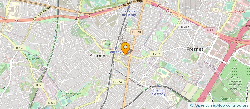 localisation de l'entreprise SOC DIFFUSION TELEVISION MENAGER à ANTONY