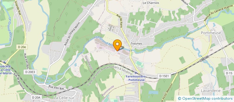 localisation de l'entreprise SOC DISTR PRODUC INDUST LESSIVES ET SCE à POMMEUSE