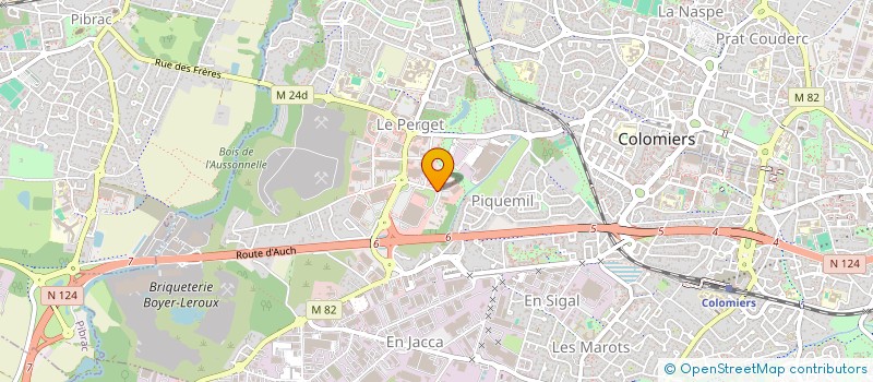 localisation de l'entreprise SOC DISTRI POMPES ARROSAGES SODIPA à COLOMIERS