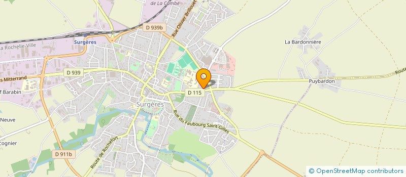 localisation de l'entreprise SOC DISTRI PRODUIT ALIMENT-SODIPRAL à SURGERES