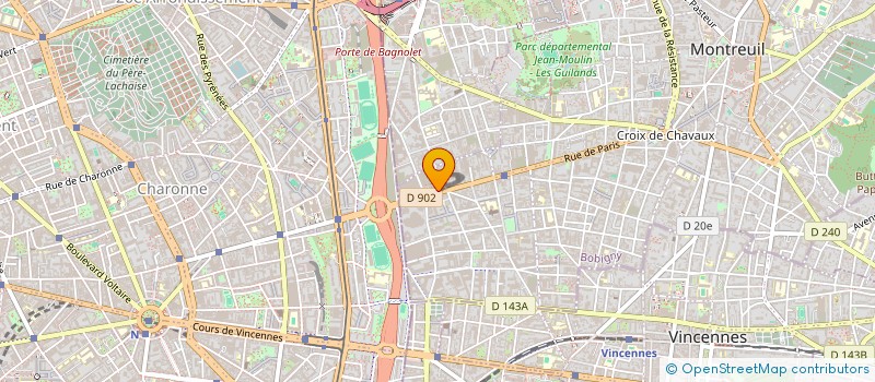 localisation de l'entreprise SOC DISTRI TRANSP PRODUITS ALIMENTAIRES à MONTREUIL
