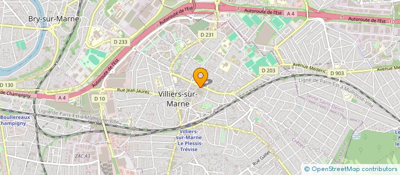 localisation de l'entreprise SOC DISTRIB ALIMENTAIRE SDA VILLIERAINE à VILLIERS-SUR-MARNE