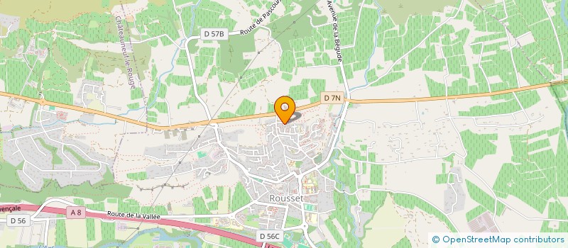 localisation de l'entreprise SOC DISTRIB ET RESTAURATION PAYS D'AIX  ROUSSET