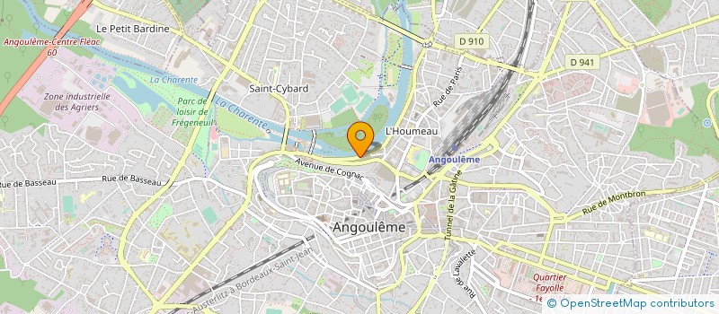 localisation de l'entreprise SOC DISTRIB INSTALLAT MATERIEL ARROSAGE à ANGOULEME