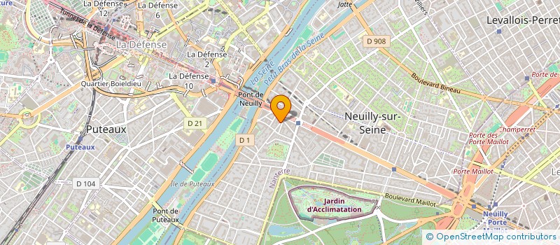 localisation de l'entreprise SOC DISTRIB NEUILLY LONGCHAMP à NEUILLY-SUR-SEINE