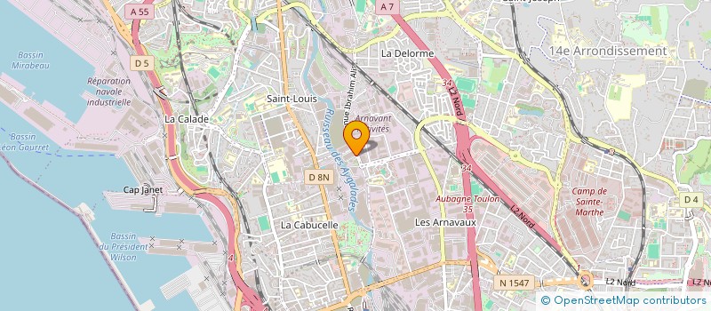 localisation de l'entreprise SOC DISTRIB PRODUIT INTERNATIONAUX à MARSEILLE 15EME