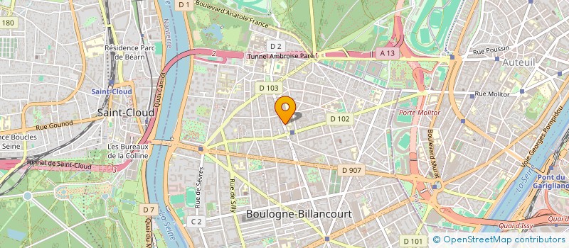 localisation de l'entreprise SOC DISTRIBUT ARTICLE MAILLE à BOULOGNE-BILLANCOURT