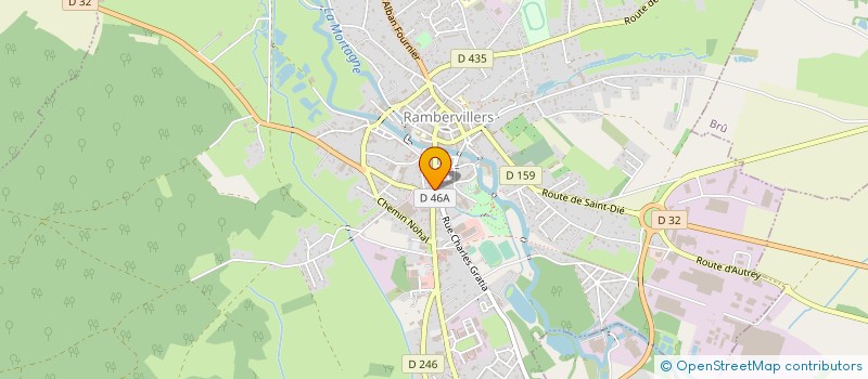 localisation de l'entreprise SOC DISTRIBUT ET BRICOLAGE à RAMBERVILLERS
