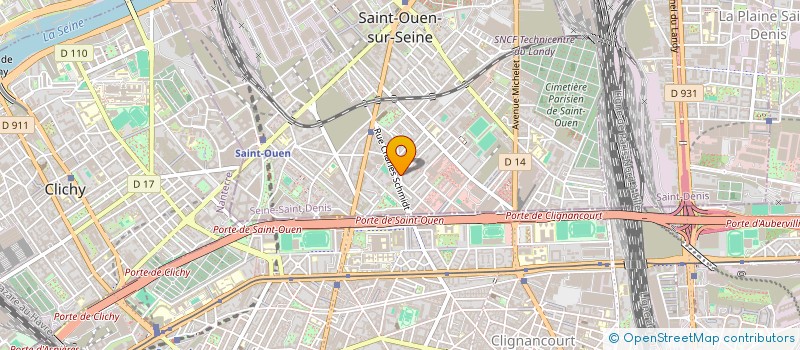 localisation de l'entreprise SOC DISTRIBUTION ALIMENTAIRE à SAINT-OUEN-SUR-SEINE