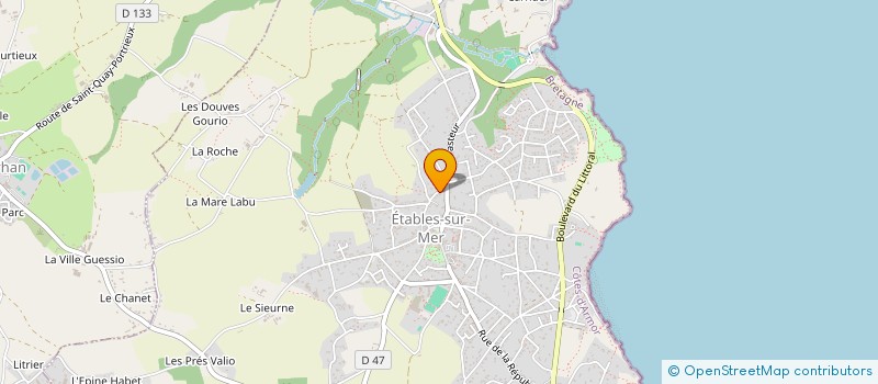 localisation de l'entreprise SOC DISTRIBUTION AUTOMATIQUE MODERNE  BINIC-ETABLES-SUR-MER