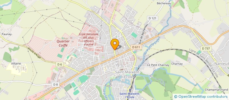 localisation de l'entreprise SOC DISTRIBUTION CHAUSSURES GRIFFEES à SAINT-MAIXENT-L'ECOLE