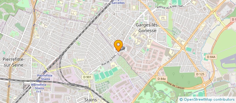localisation de l'entreprise SOC DISTRIBUTION D'ARTICLES DE BUREAU à GARGES-LES-GONESSE