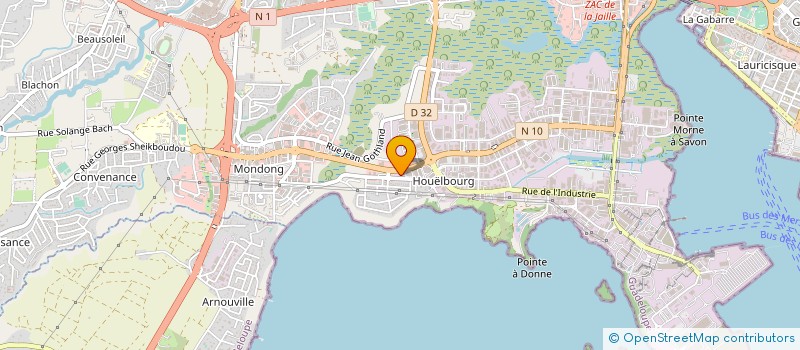 localisation de l'entreprise SOC DISTRIBUTION DE CIMENT à BAIE-MAHAULT