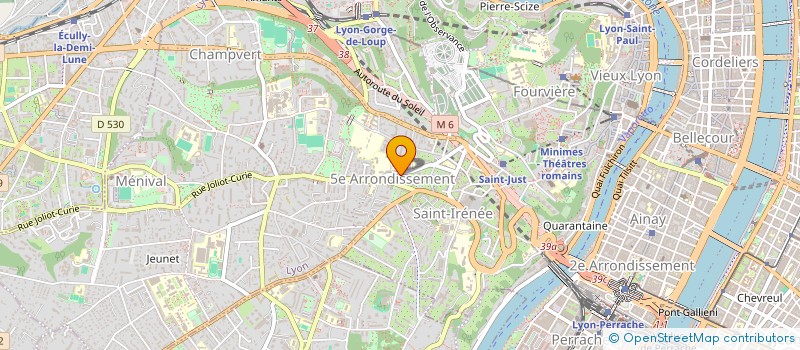 localisation de l'entreprise SOC DISTRIBUTION DE VINS CHAMPAGNE MAJAC à LYON