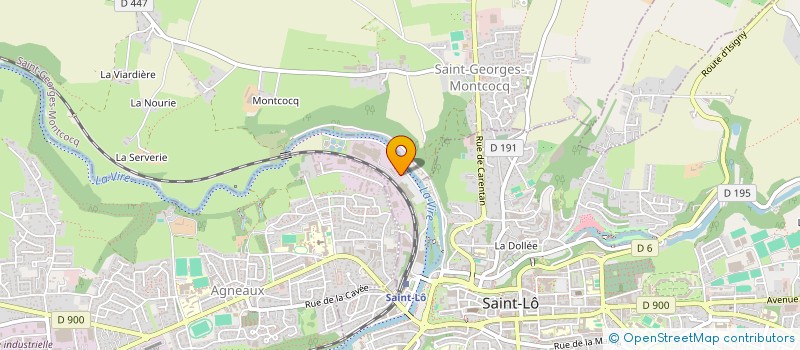 localisation de l'entreprise SOC DISTRIBUTION DU BOCAGE  SAINT-LO