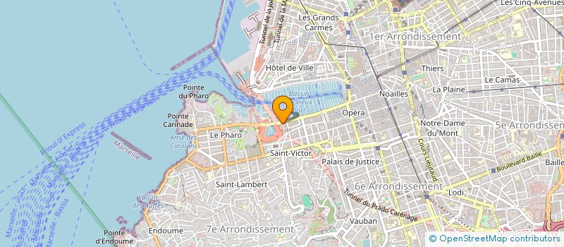 localisation de l'entreprise SOC DISTRIBUTION ELECTRONIQUE COMMUNICAT à MARSEILLE