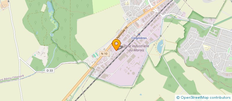localisation de l'entreprise SOC DISTRIBUTION ET DE CONSTRUCTION à COIGNIERES