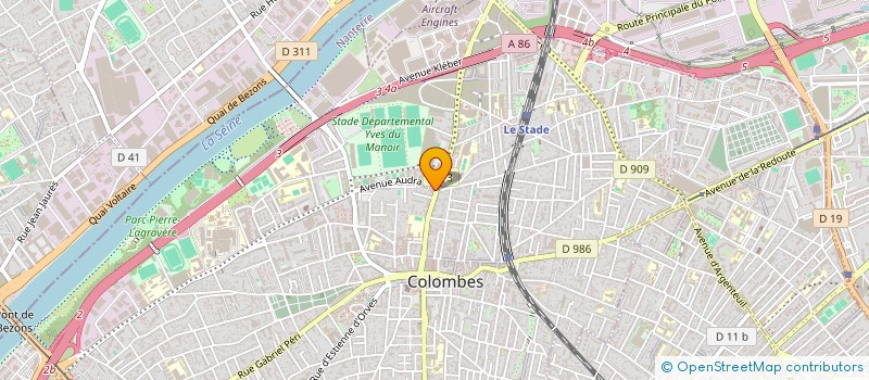 localisation de l'entreprise SOC DISTRIBUTION FLAIRE à COLOMBES