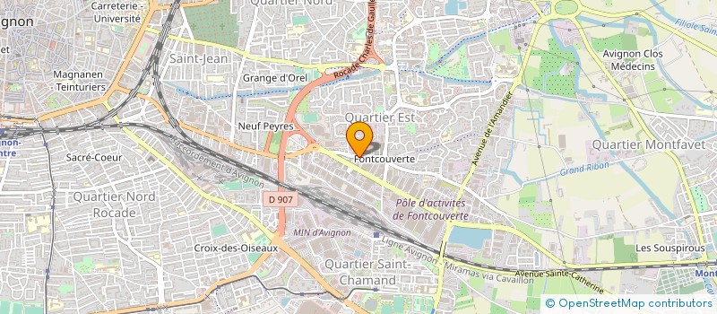 localisation de l'entreprise SOC DISTRIBUTION FRAIS à AVIGNON