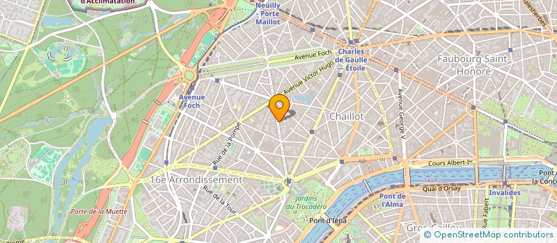 localisation de l'entreprise SOC DISTRIBUTION INDUSTRIES REUNIES à PARIS