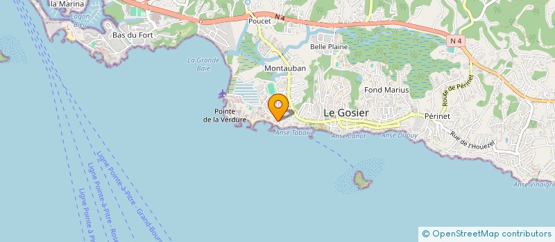 localisation de l'entreprise SOC DISTRIBUTION LIBRE SERVICE à LE GOSIER