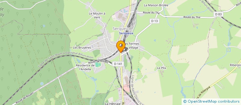 localisation de l'entreprise SOC DISTRIBUTION MATERIEL 2 à SERQUEUX