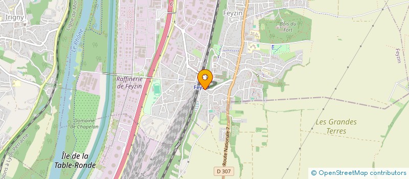 localisation de l'entreprise SOC DISTRIBUTION MATERIER ENSEINGE  FEYZIN