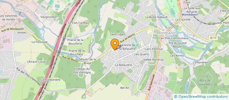 localisation de l'entreprise SOC DISTRIBUTION MONTOISE DU JOUET à MONTBAZON