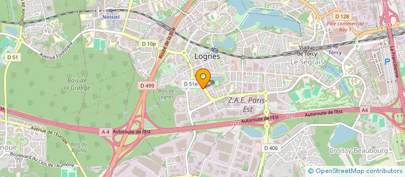 localisation de l'entreprise SOC DISTRIBUTION PROD INFORM à LOGNES
