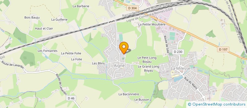 localisation de l'entreprise SOC DISTRIBUTION PRODUITS ALIMENTAIRES à AIGNE