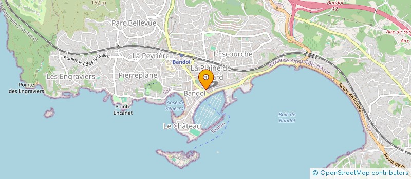 localisation de l'entreprise SOC DISTRIBUTION PRODUITS PROVENCAUX  BANDOL