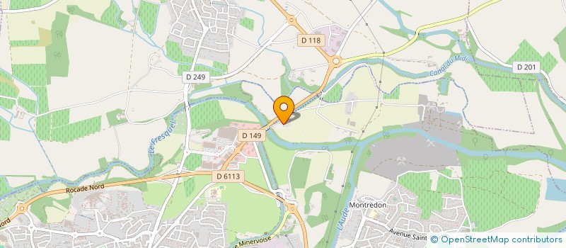 localisation de l'entreprise SOC DISTRIBUTION PROFESSIONNELLE à CARCASSONNE