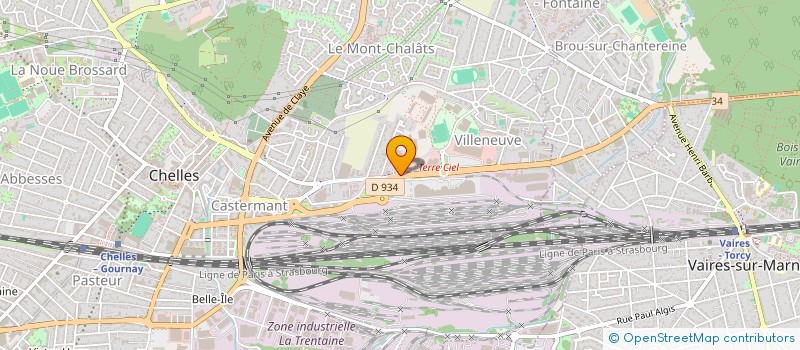 localisation de l'entreprise SOC DISTRIBUTION VETEMENTS ENFANTS  CHELLES