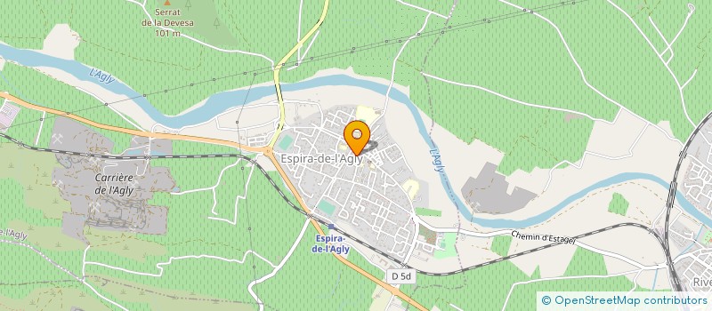 localisation de l'entreprise SOC DISTRIBUTIONS J  ESPIRA-DE-L'AGLY