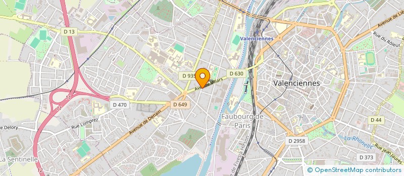 localisation de l'entreprise SOC DISTRIBUTIONS VITE ET BIEN à VALENCIENNES